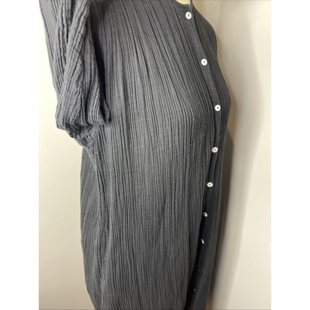 Mille Jasmine Dress in Black Double Gauze Mille Small S - Picture 6 of 10